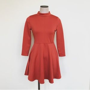 Free People Open Back Turtle Neck Dress